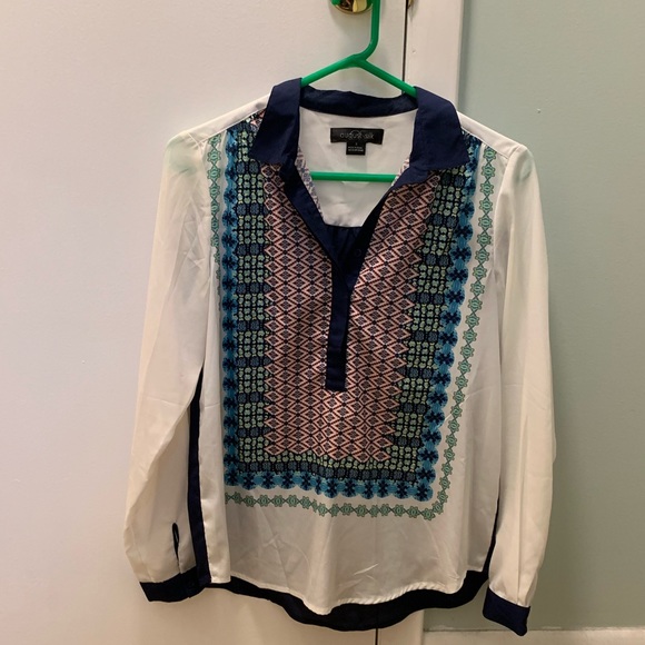Long Sleeve Silky Shirt - Picture 1 of 5